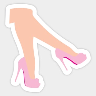 Pink Heels Sticker